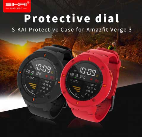 Amazfit Verge ekrāna aizsargs, bufera korpuss un siksnas