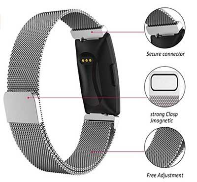 Labākā Fitbit Inspire HR rezerves grupa