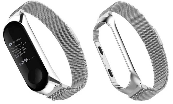 Labākā tērauda siksna Mi Band 4