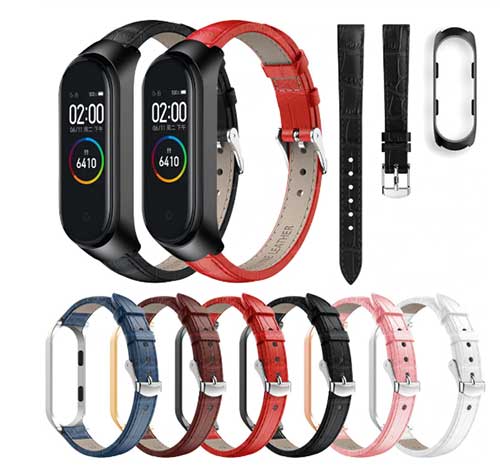 Ādas siksna Xiaomi Mi Band 4