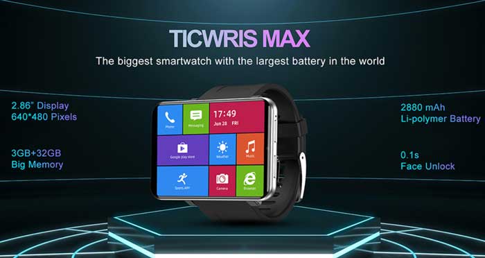 TicWris Max viedpulkstenis