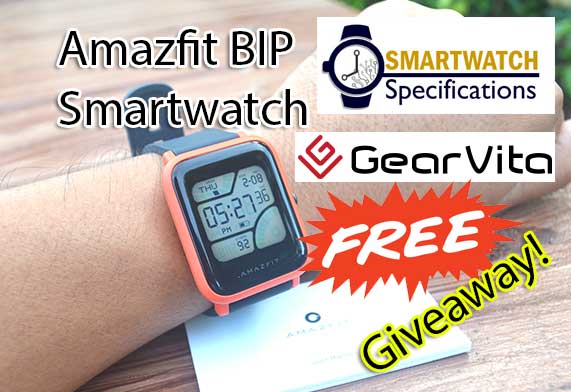 Amazfit BIP Smartwatch International Giveaway!