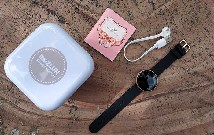 Bozlun B36 Smartwatch paketes saturs