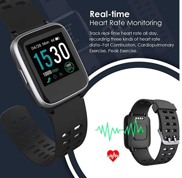 Arbily Smartwatch - pārskats par funkcijām, sportiska un viegla ierīce