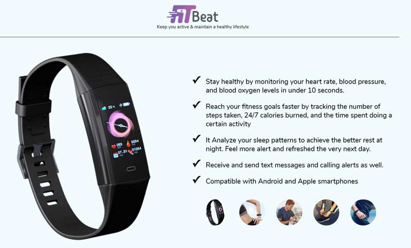 Fitbeat viedpulkstenis - šī aktīvā dzīvesveida valkājamo funkciju pārskats