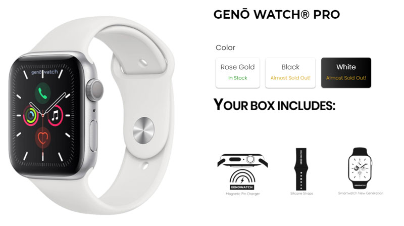 Geno Watch Pro viedpulkstenis - funkcijas un specifikācijas, ko jūs domājat?