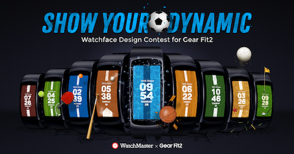 WatchMaster pulksteņa sejas konkurss Gear Fit 2