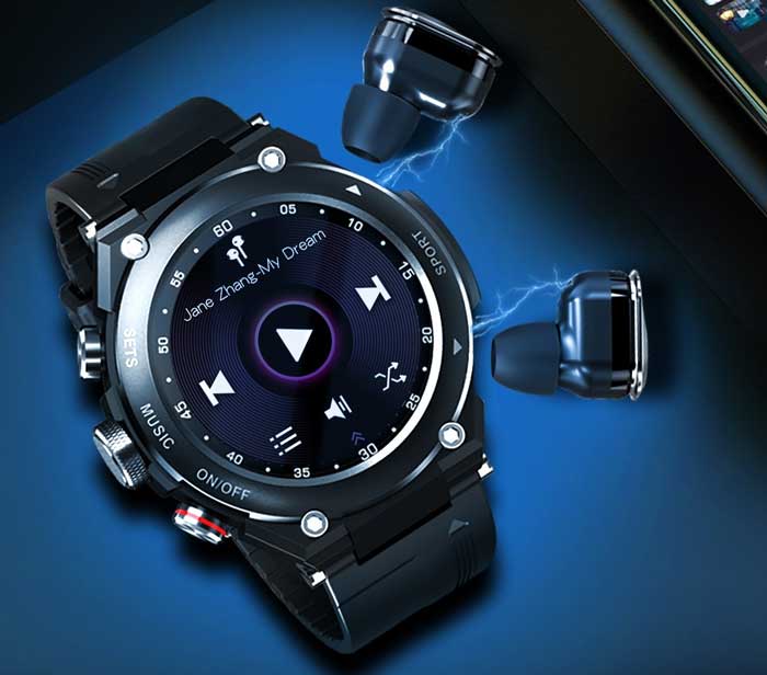 LEMFO T92 viedpulkstenis + Bluetooth austiņa