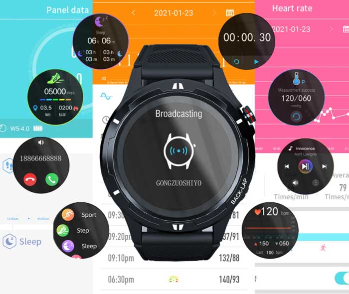 LOKMAT-Comet-3-smartwatch funkcijas