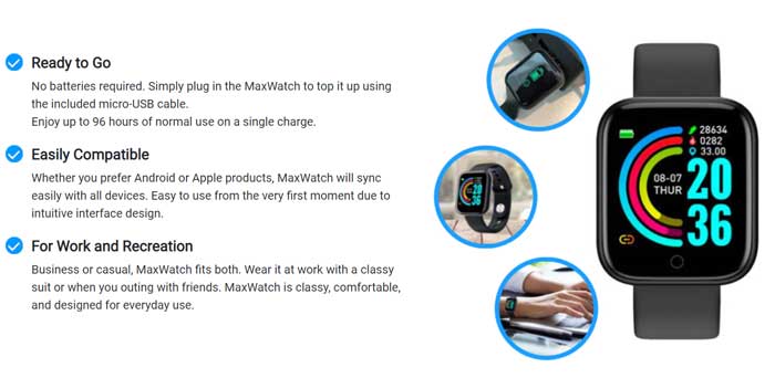 maxwatch viedpulkstenis