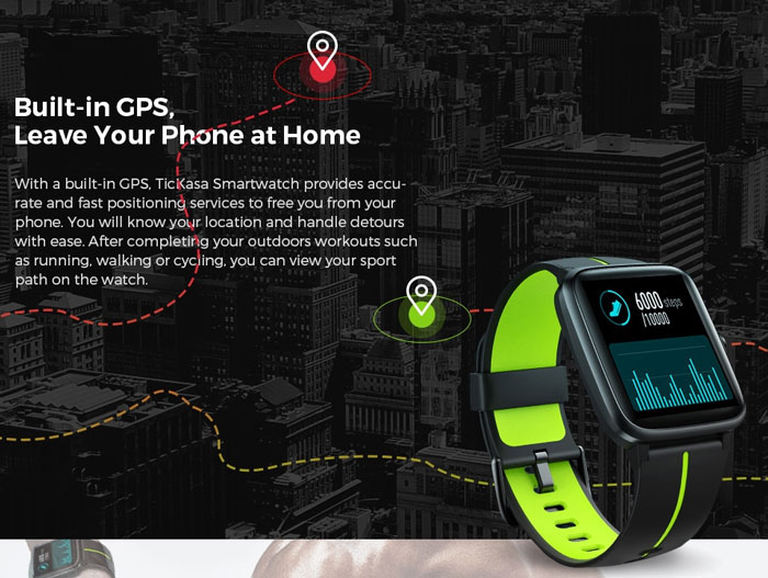 Mobvoi-Tickasa-Vibrant-Smartwatch funkcijas