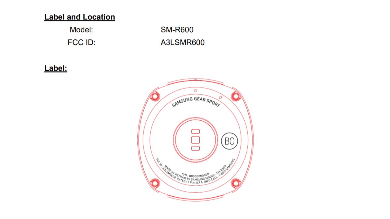 Samsung Gear Sport viedpulkstenis ir pamanīts FCC