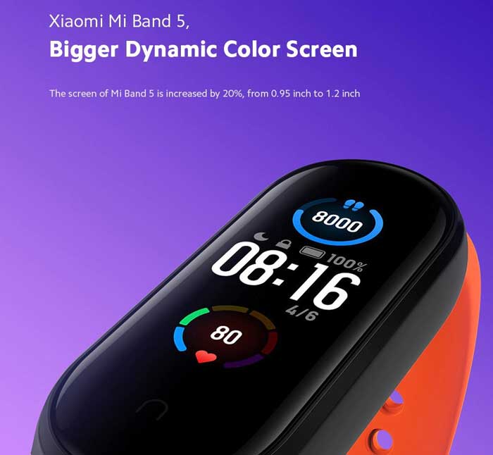 Xiaomi Mi Band 5 specifikācijas