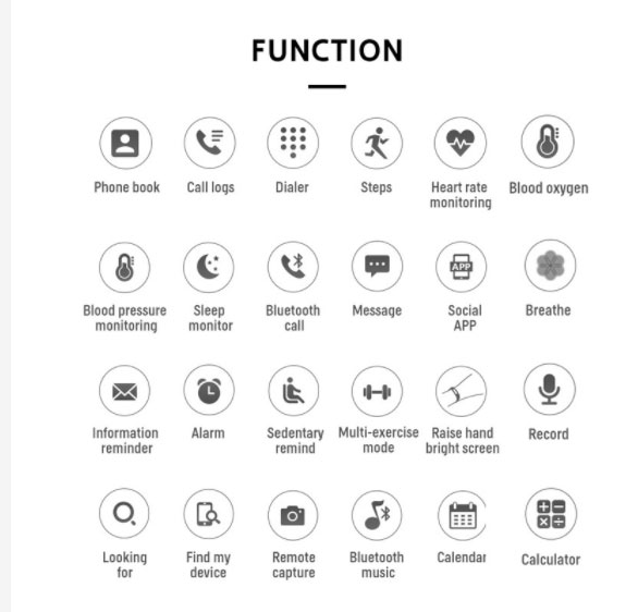 T500-Plus-smartwatch funkcijas