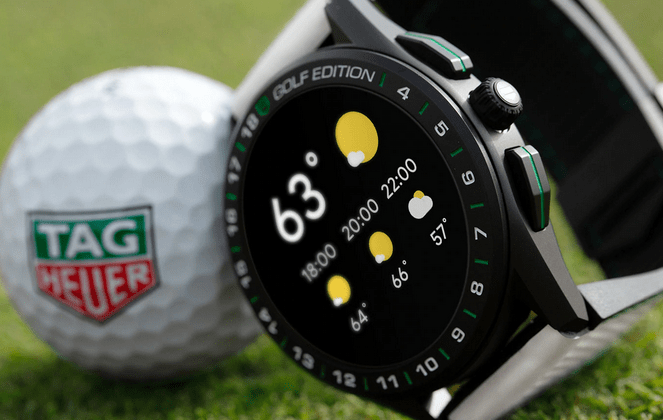 TAG HEUER Savienots golfa viedpulkstenis - funkciju apskats