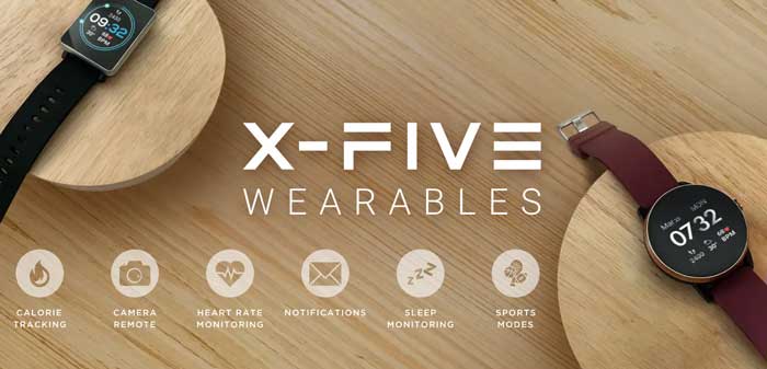X-Five viedpulkstenis - minimālistisks, sporta valkājams