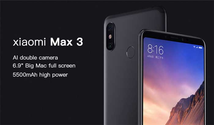 Xiaomi Mi Max 3 64 GB - kupona kods