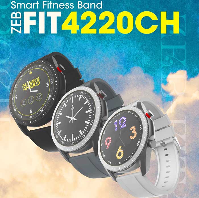 Zebronics viedpulkstenis, ZEB -Fit4220CH modelis - funkciju apskats