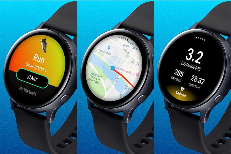 mapmyrun priekš Galaxy watch active 2