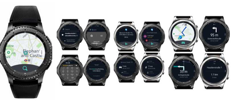 ŠEIT WeGo lietotne Galaxy Watch Active