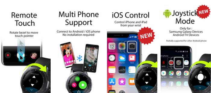 Clickr Camera lietotne SAmsung Gear un Galaxy Watch Active