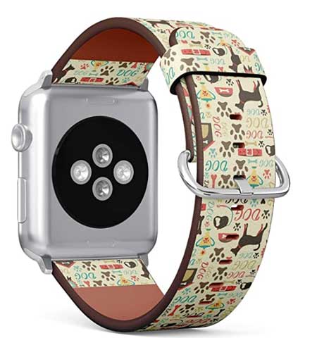 Retro suņu nomaiņas siksna Apple Watch