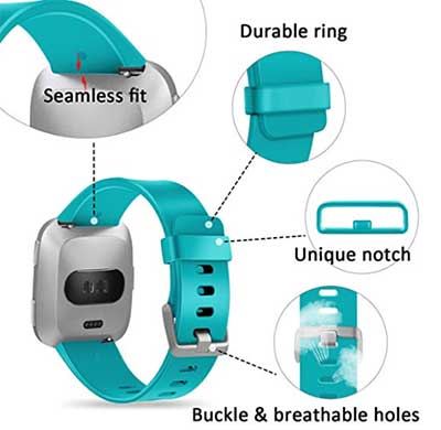 Labākā Fitbit Versa Lite viedpulksteņa siksna