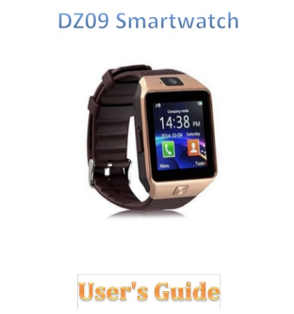 dz09-smartwatch-lietotāja rokasgrāmata