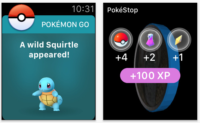 [Lejupielādēt] Pokemon Go lietotne Apple Watch - skatīt funkcijas