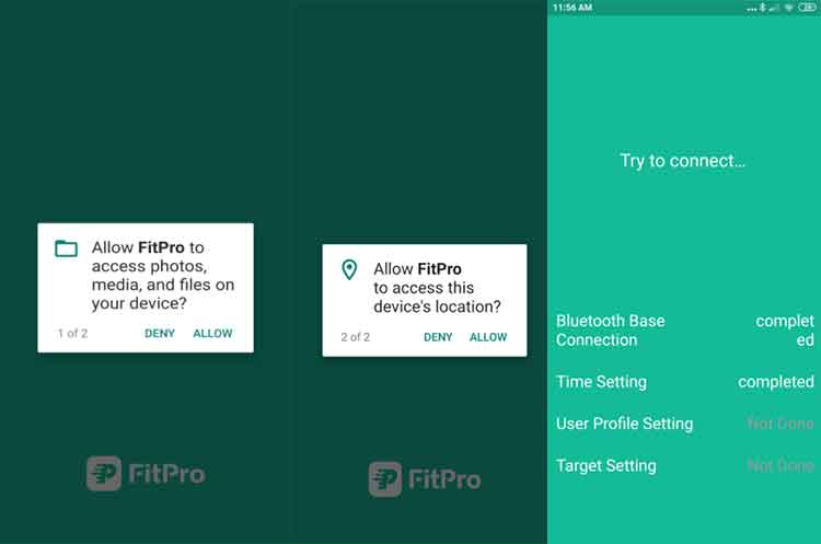 Fitpro-app-atļaujas