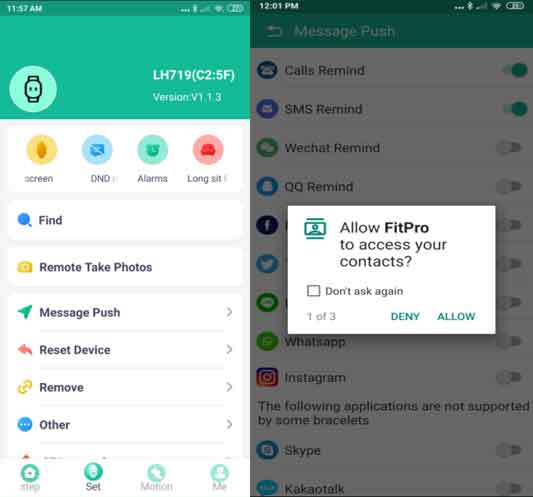 fitpro-app-paziņojums-atļauja