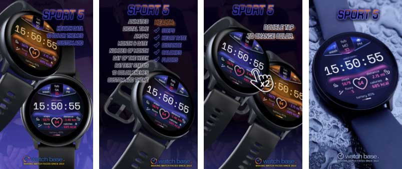 Jaunākais Galaxy Active Smartwatch pulksteņa seja (2021. gada februāris)