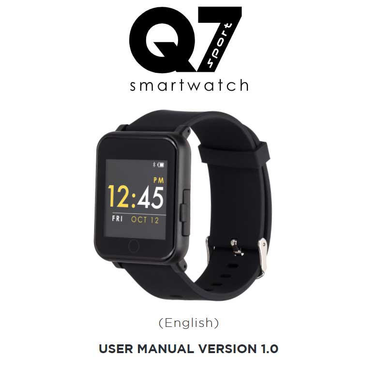 Q7 Sport Smartwatch lietotāja rokasgrāmata