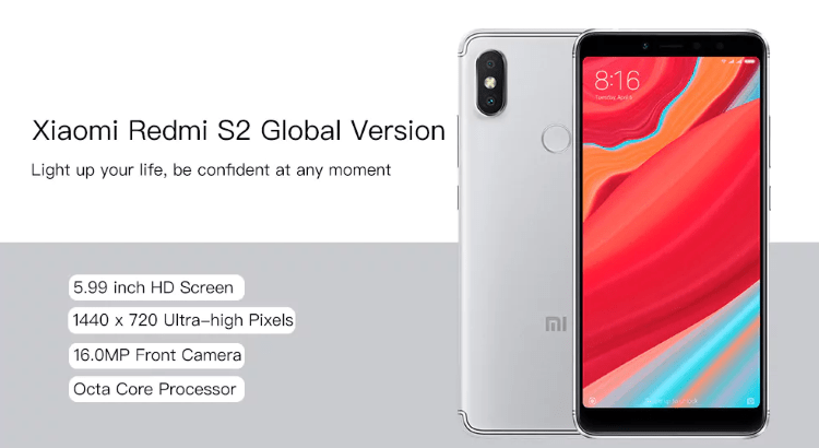 Xiaomi Redmi S2 - 16,0 MP priekšējā kamera, AI sejas atbloķēšana ar 5,99 collu HD ekrānu tagad ir pieejama