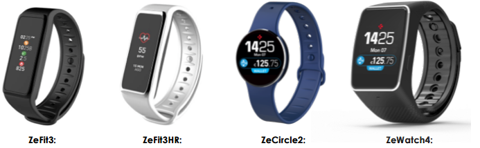 MyKronoz iepazīstināja ar valkājamiem ZeFitHr, ZeFit3, ZeCircle2 un ZeWatch4