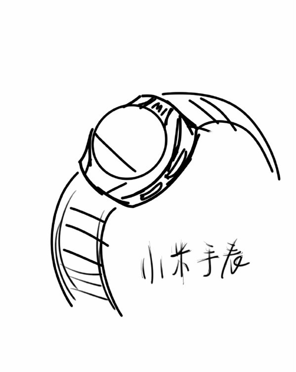 Xiaomi-Smartwatch-Skice