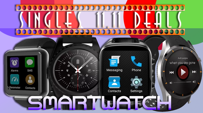 Gearbest.com Smartwatch Double 11.11 DARĪJUMI 2016